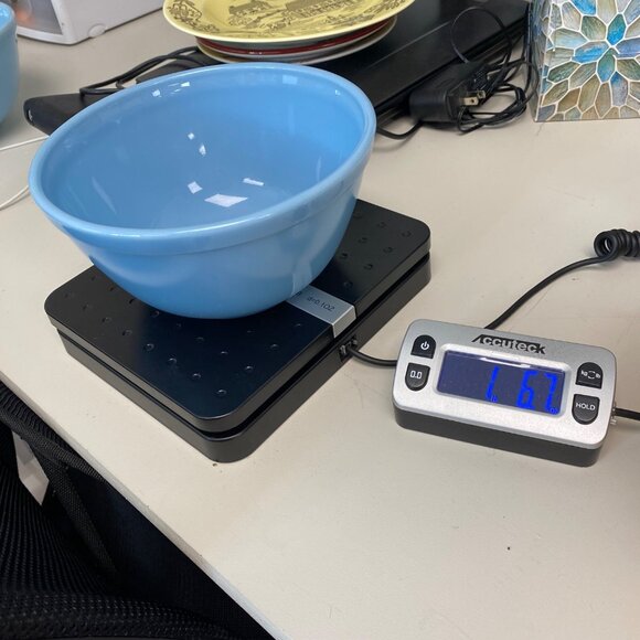 Pyrex 402 Blue1.5 Qt Ovenware Mixing Bowl Vintage - Picture 8 of 8
